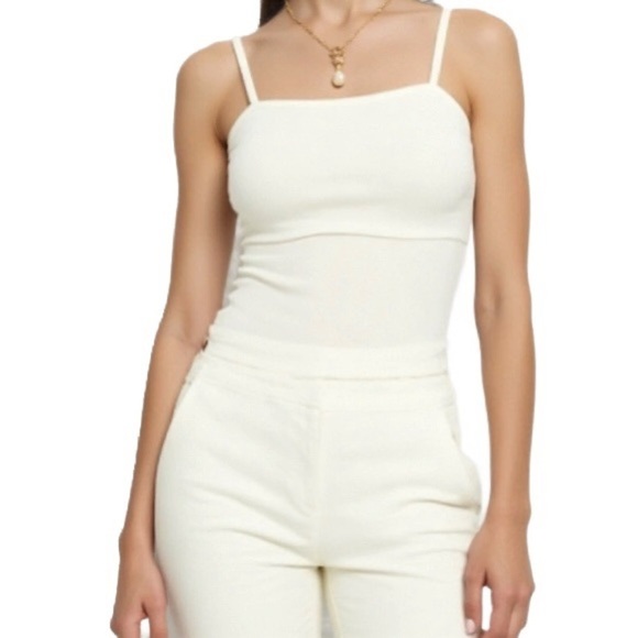 Babaton, NWOT White Tank Size XS - Picture 1 of 3